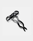 Bow Hairpin in Small Black