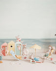 Rubber Boat, Small Mouse - Red Stripes