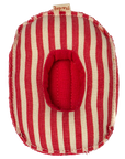 Rubber Boat, Small Mouse - Red Stripes
