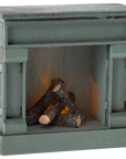 Fireplace, Mouse - Blue