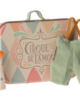 Clown clothes in suitcase, Little brother Mouse