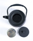 Modern Cast Iron Tea Pot - Black 33oz