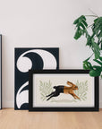 Running Hare | Modern Paint By Numbers Kit