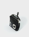 Florence Pouch Charm - Black Leather Keychain Look Up đź‘€