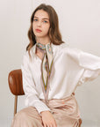 "Daisy" Silk Diamond Neckerchief