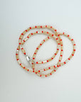 The Karo Necklace Orange Sunset