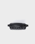 Anastasio Micro Crossbody Handbag Black Leather - All Over Eyes Design