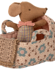 Carry Cot, Baby Mouse - Rose