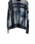 Painted Plaid Crew INDIGO
