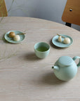 Pebble Cup and Saucer - Moss Green