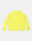Cashmere Shaker Pullover - Neon