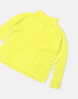 Cashmere Shaker Pullover - Neon