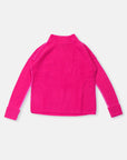 Cashmere Shaker Pullover - Fuchsia