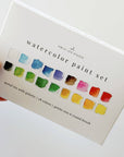 Watercolor paint set 18 colors with brush