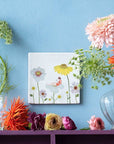 Surrounded by flowers | StoryTiles art on tile
