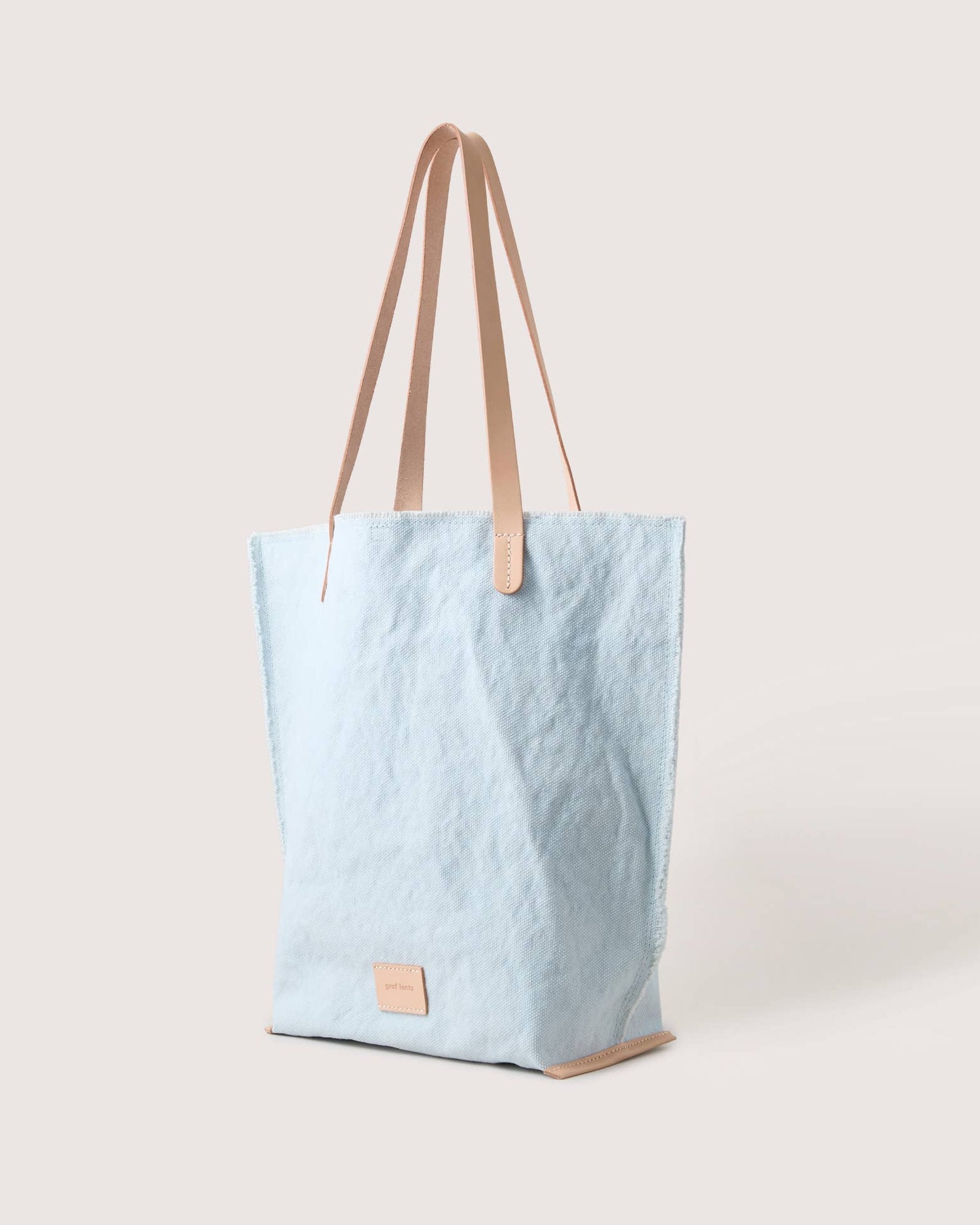 Hana Canvas Tote - Mist Vachetta