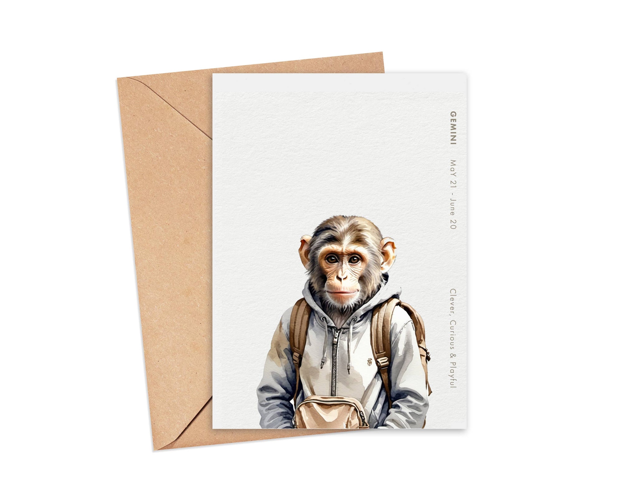 Zodiac Gemini Card