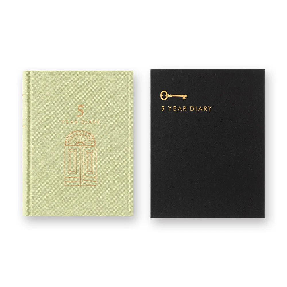 5-Year Diary Gate Mini Light Green