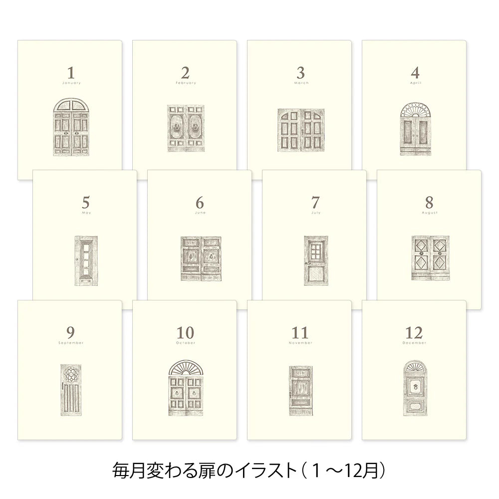 5-Year Diary Gate Mini Light Green