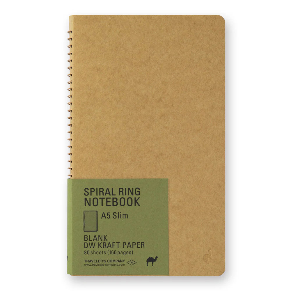 TRC Spiral A5 SLIM BLANK DW KRAFT PAPER