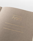 Yuru  Log Notebook B6 - BLUE NORDIC A