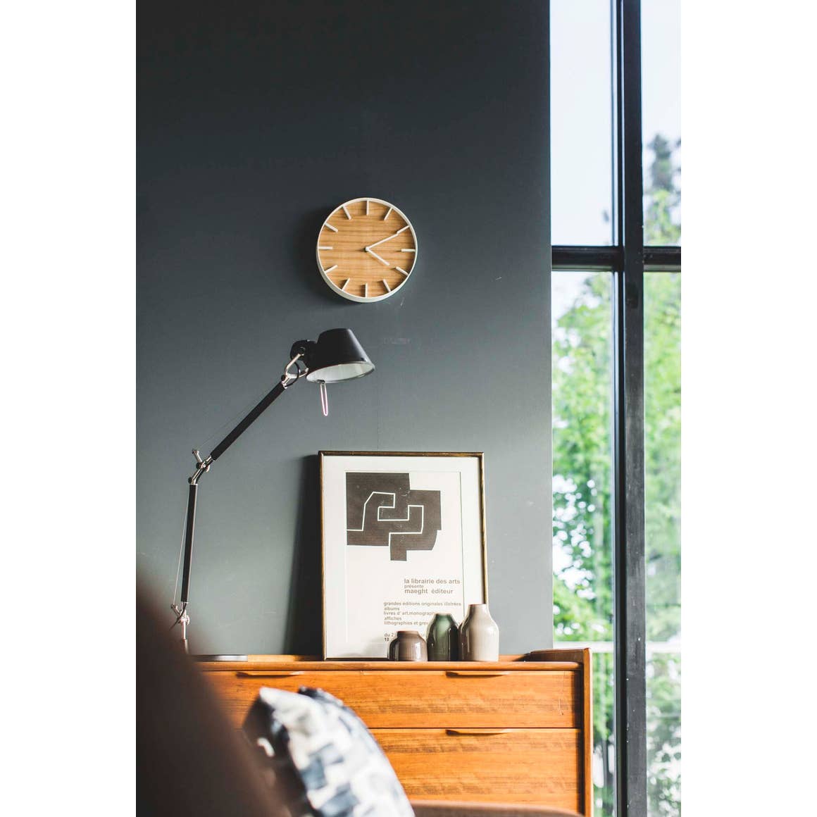 Rin Natural Wood Wall Clock