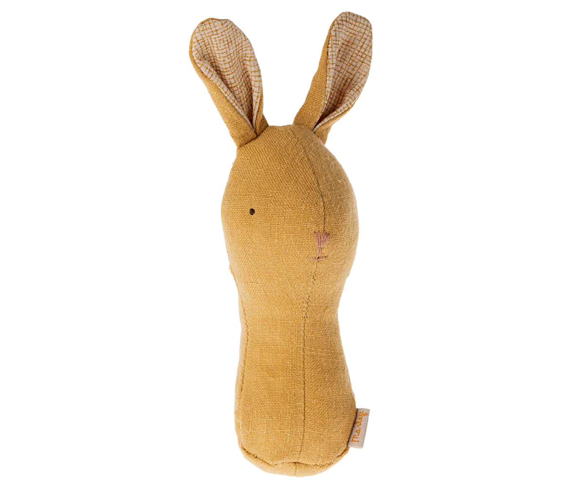 Lullaby Friends, Bunny Rattle - Dusty Yellow