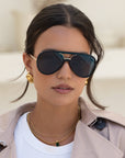 Shay Unisex Aviator Sunglasses