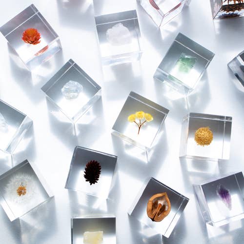 Basket Flower Cube