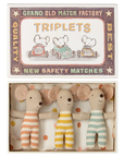 Triplets, Baby Mice in Matchbox