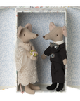 Wedding Mice Couple in a Box