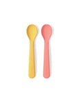 Silicone Spoon Set - Mimosa / Coral