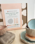 Meditative Art Clay Kit + Self-Care Meditations and Projects