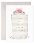 Frosted Wedding Greeting Card