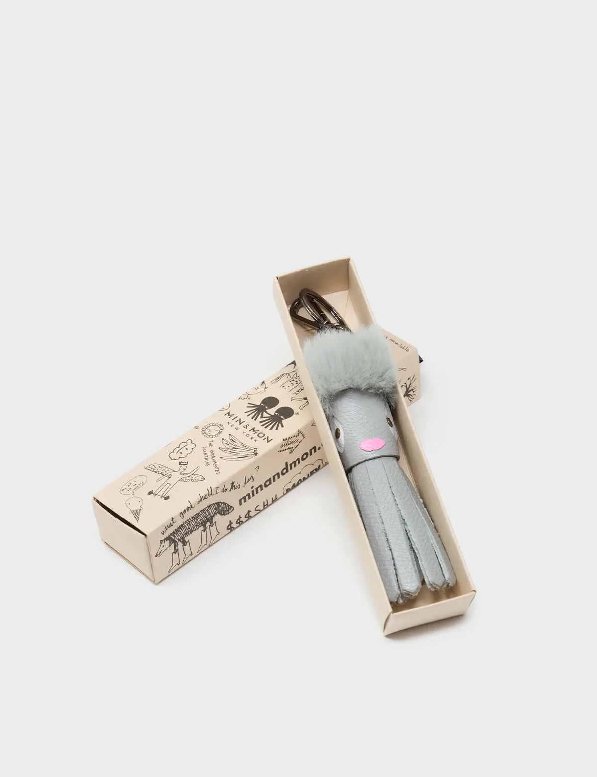 Callie Marie Mayne - Moonwalk Gray Leather and Gray Fake Fur
