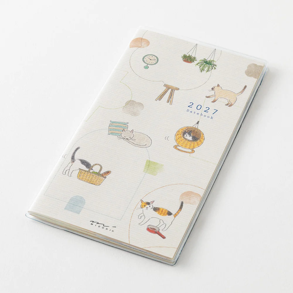 Midori Pocket Diary SLIM : CAT