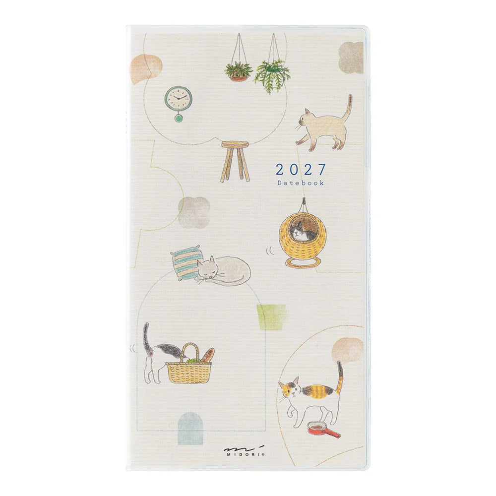Midori Pocket Diary SLIM : CAT