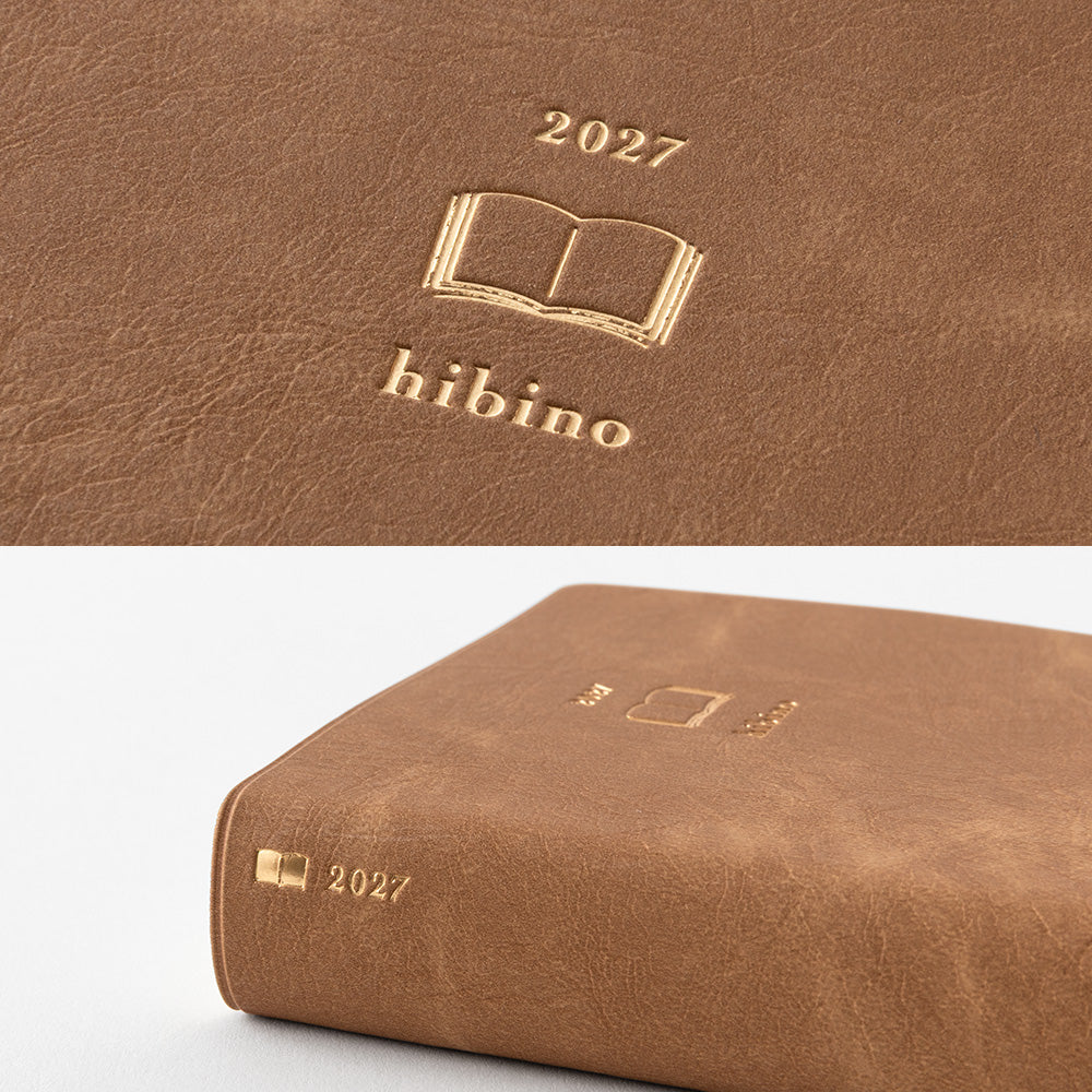 2027 DIARY HIBINO A6 CAMEL
