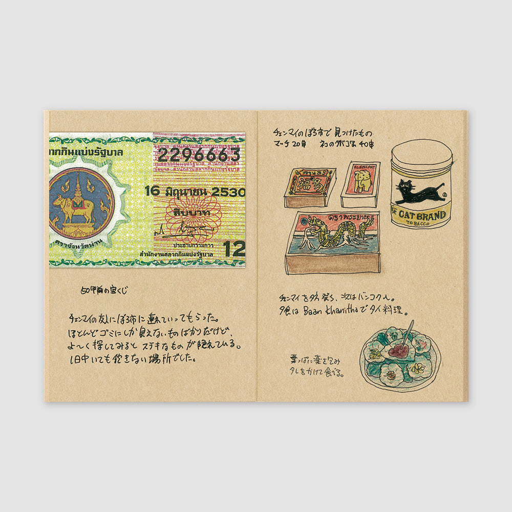 TN P 009 Passport Size Refill : KRAFT PAPER