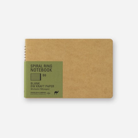 TRC Spiral B6 BLANK DW KRAFT PAPER