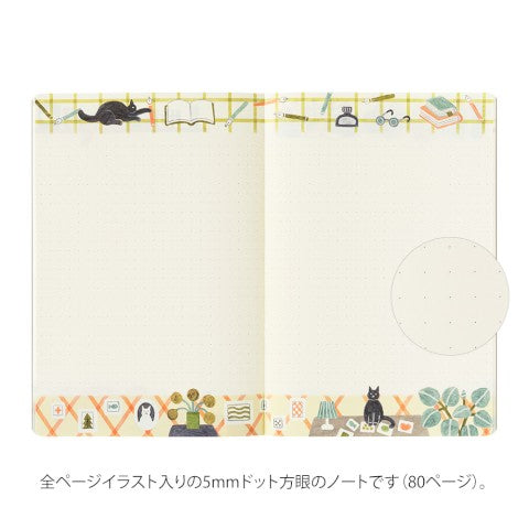 Yuru Log Notebook B6 - CAT