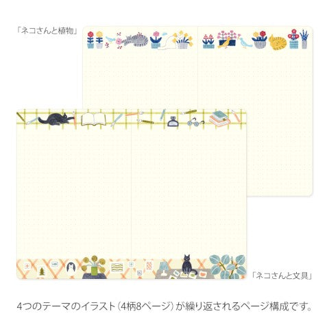 Yuru Log Notebook B6 - CAT