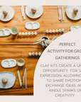 Meditative Art Clay Kit + Self-Care Meditations and Projects