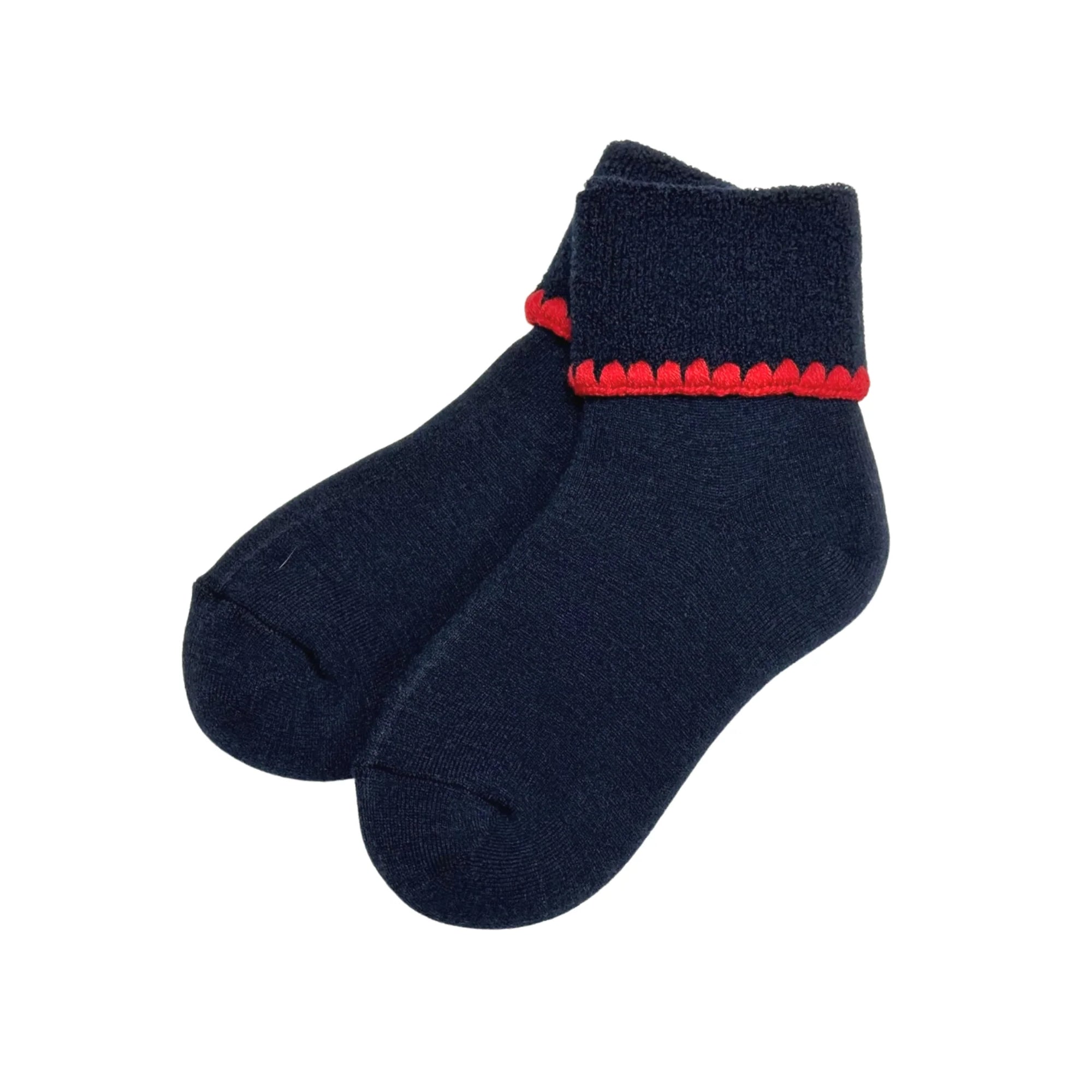 Hamaguri Wool Crew Socks - M