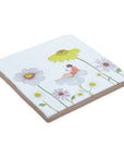 Surrounded by flowers | StoryTiles art on tile