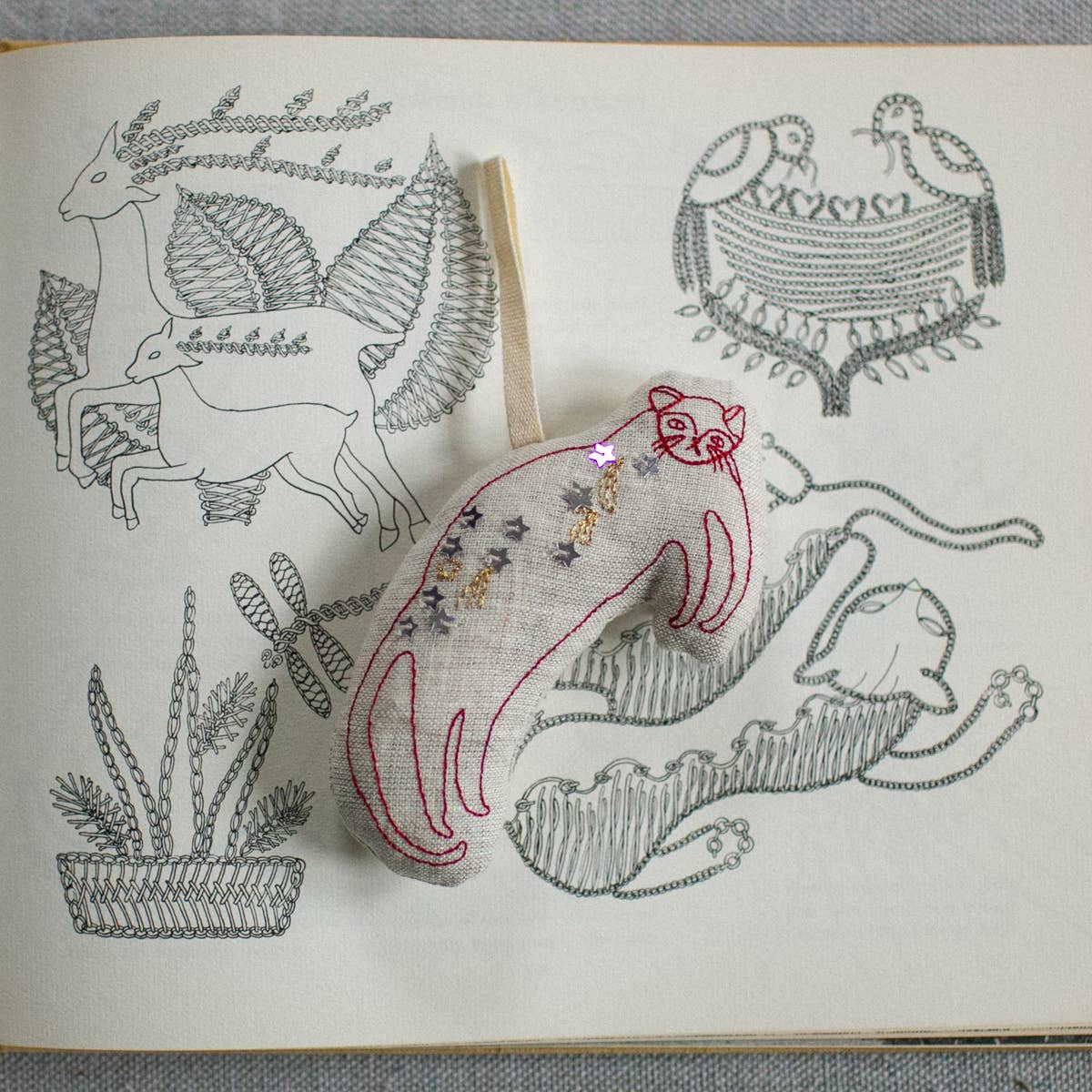 Baby Hugo Cat - Cotton &amp; Lavender filled Ornament, Scented