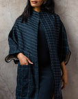 Quilted Cocoon Jacket - Charcoal