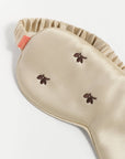 "Martini" Silk Sleep Eye Mask - Champagne