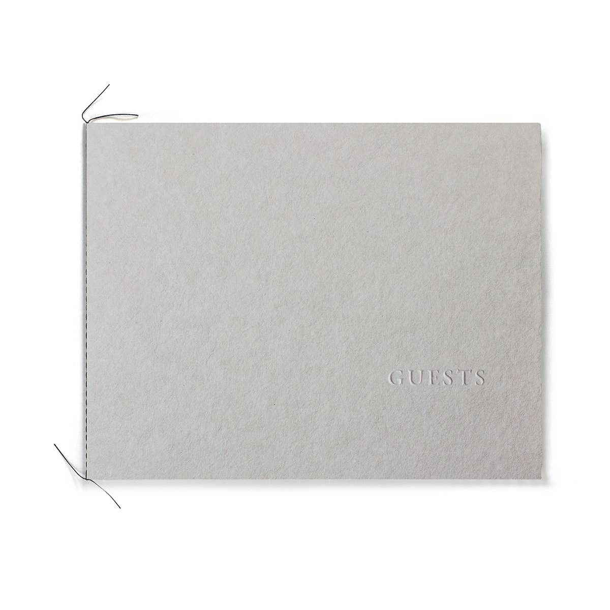 Stone Handmade Paper Stitched Guestbook