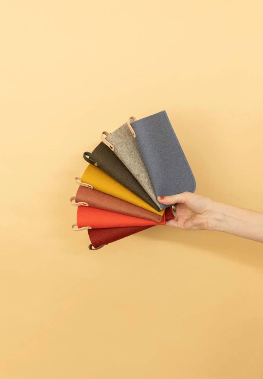 Eyeglass Sleeve - Orange